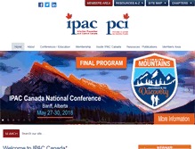 Tablet Screenshot of ipac-canada.org